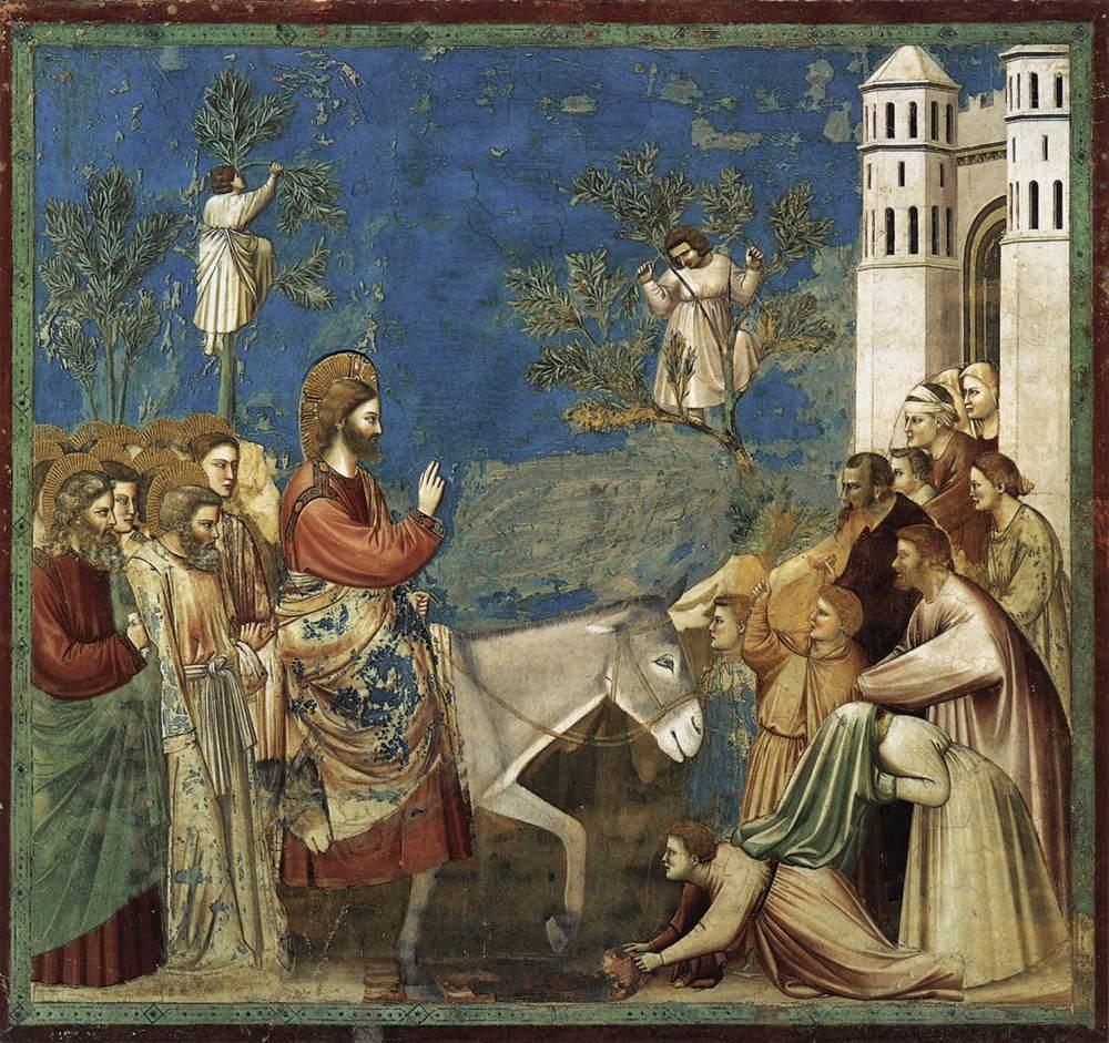 The threshold of the Passion in the Scrovegni Chapel