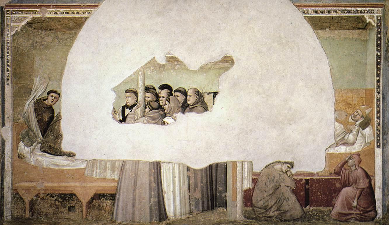 The cycle's ending opposite the saint's death