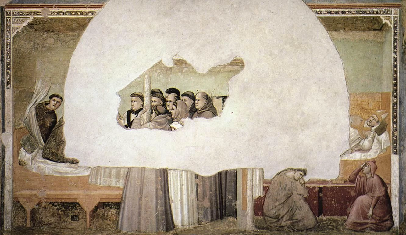 Saint Francis Appears to Brother Agostino and Bishop Guido of Assisi