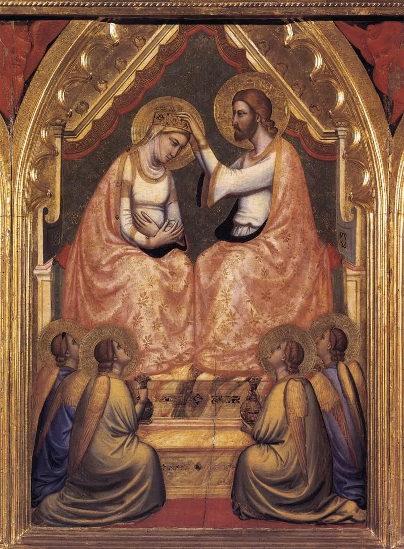 Coronation of the Virgin with Angels and Saints (Baroncelli Polyptych)