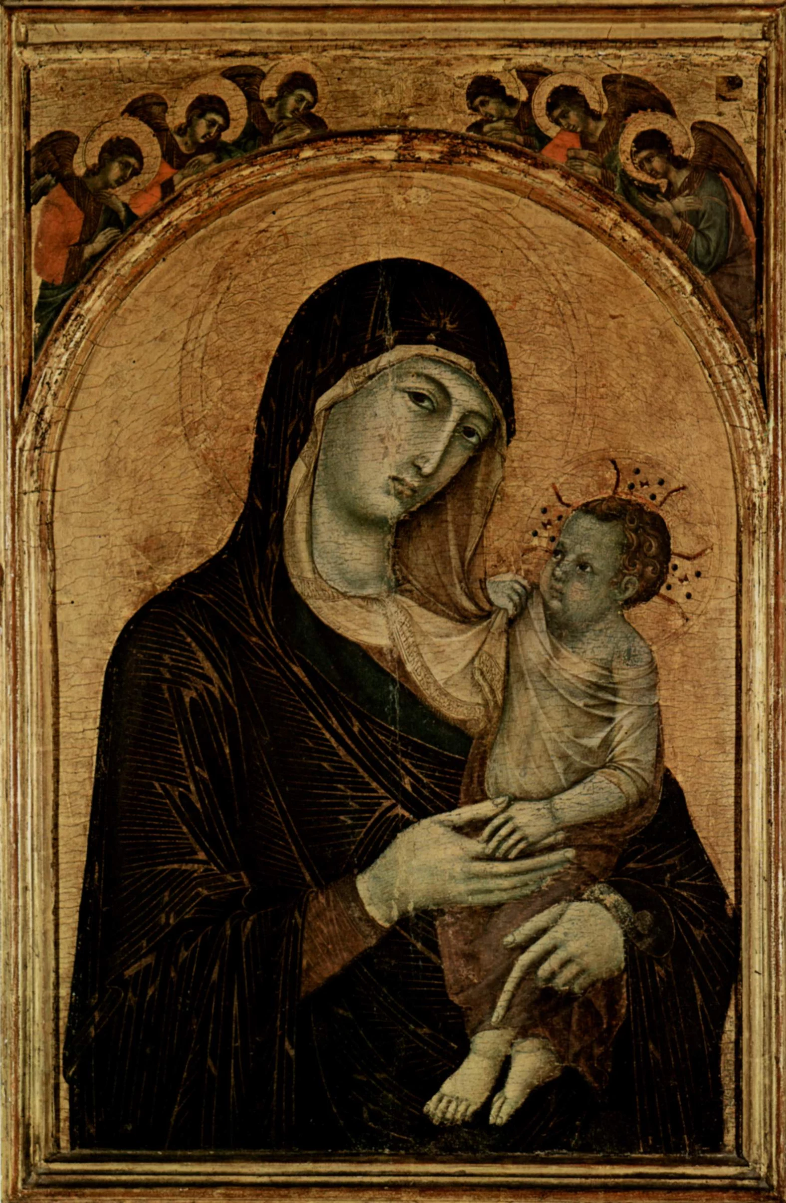 Madonna and Child with Six Angels