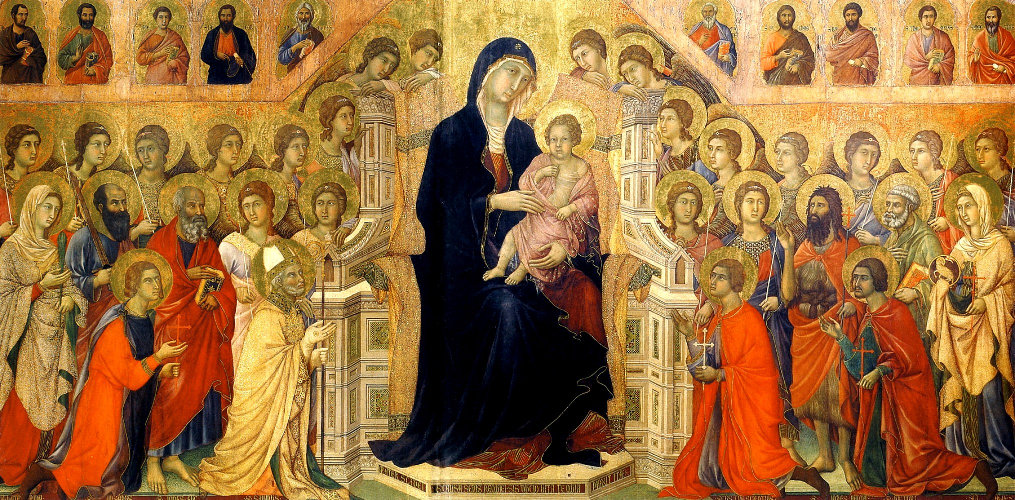 The procession of 1311 and the altarpiece sawn in two: the Maestà’s remarkable history