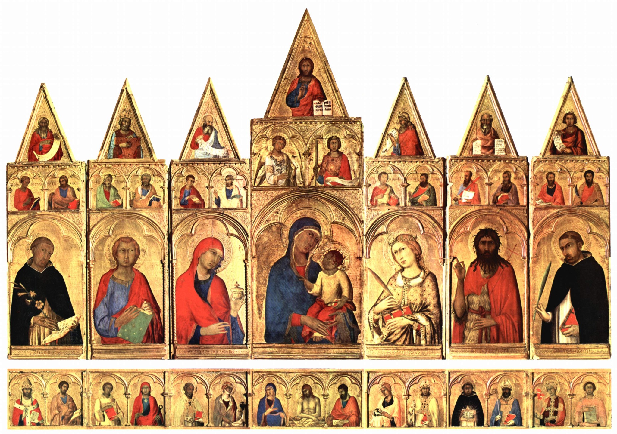 Dismantling and reassembly of the altarpiece