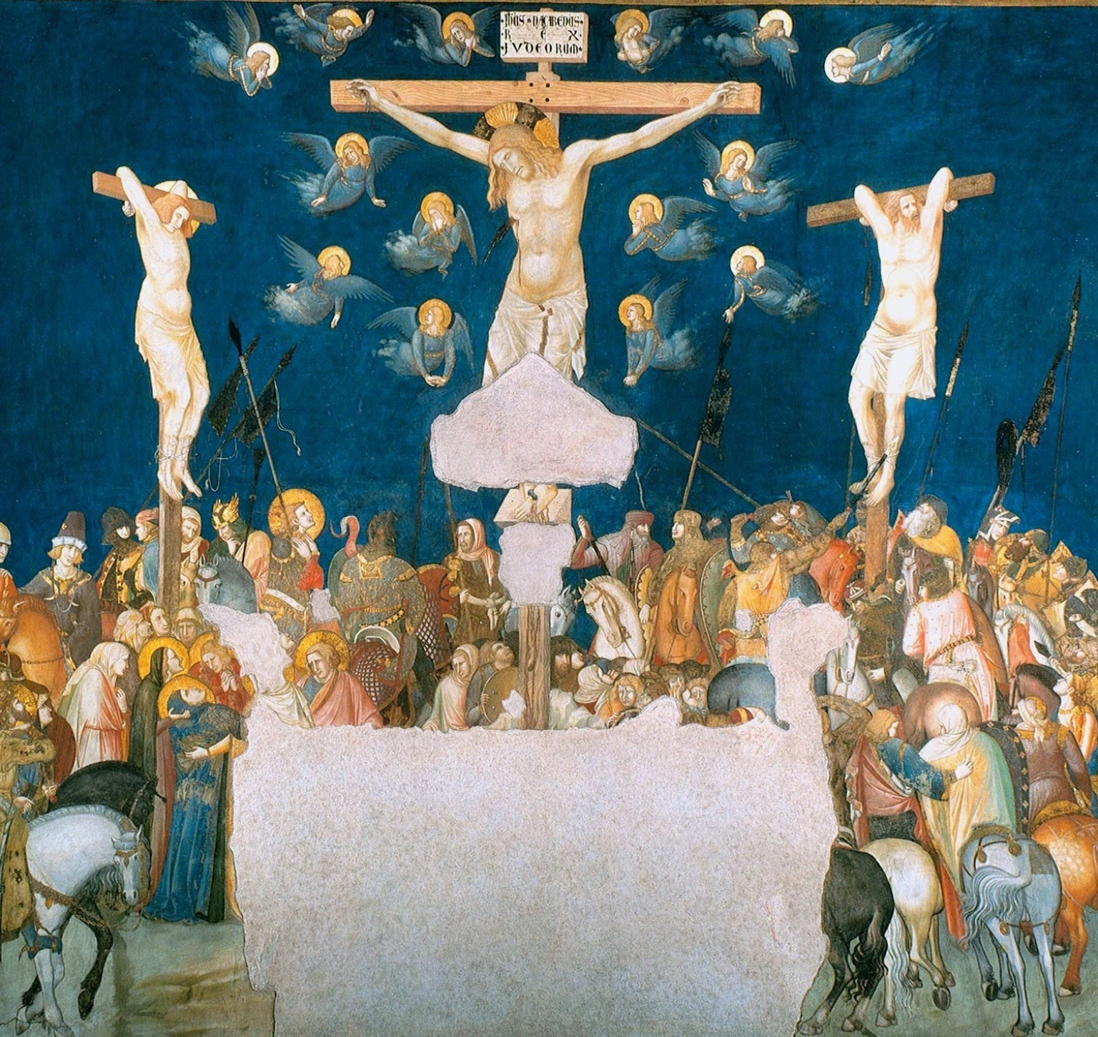 Monumental Crucifixion in the Transept