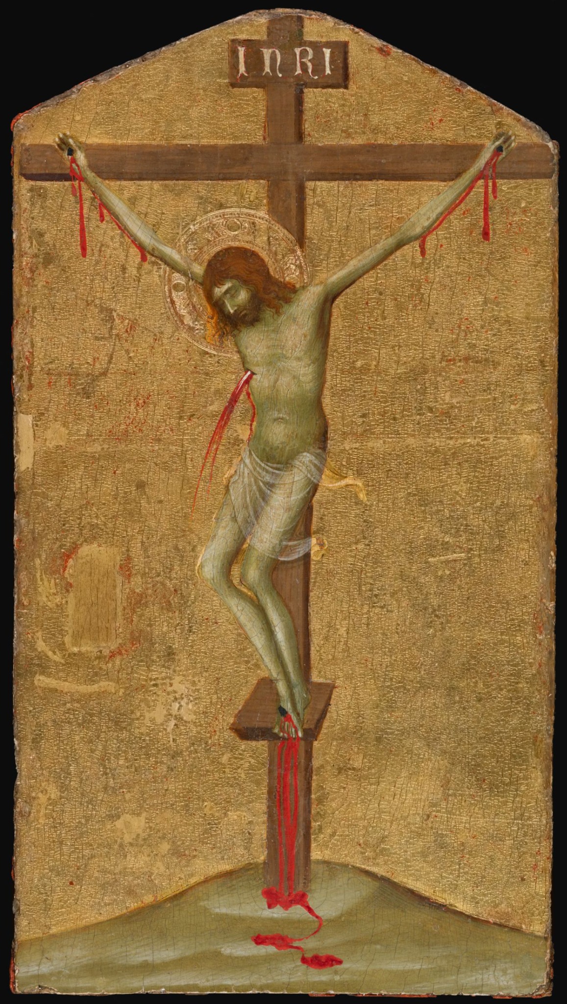 A small gilded support: technique and preservation