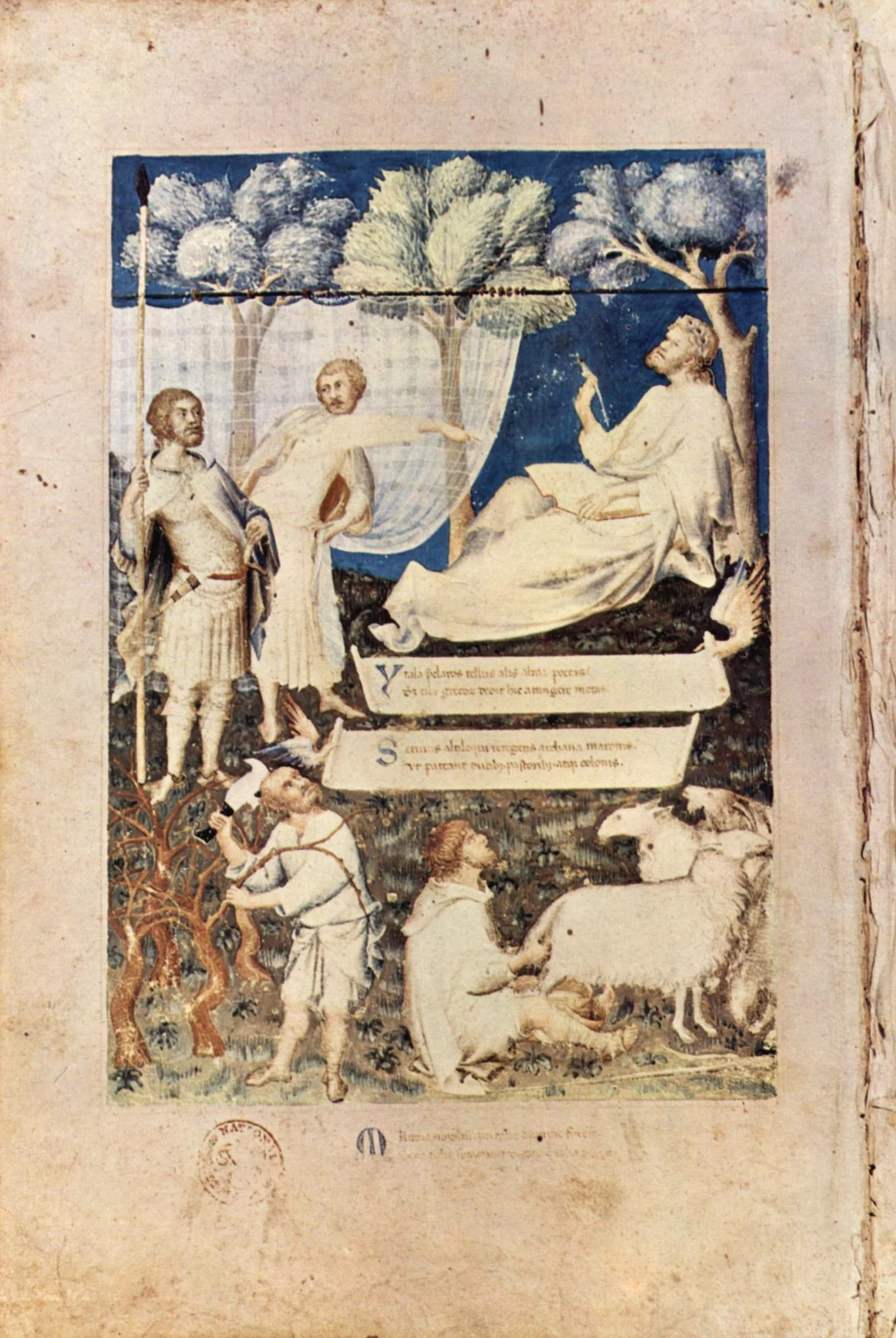 Frontispiece to Petrarch’s Virgil