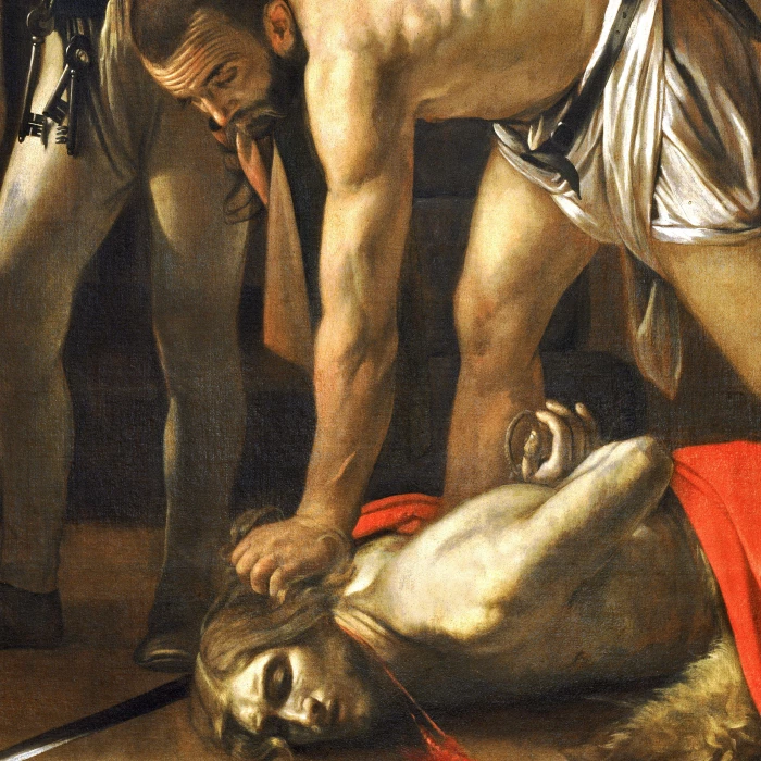 La decapitación de san Juan Bautista