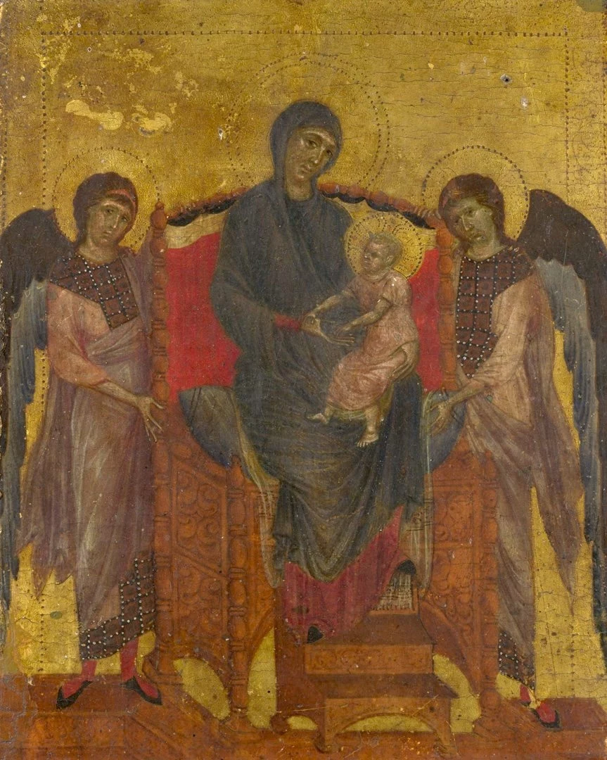 The Virgin and Child with Two Angels