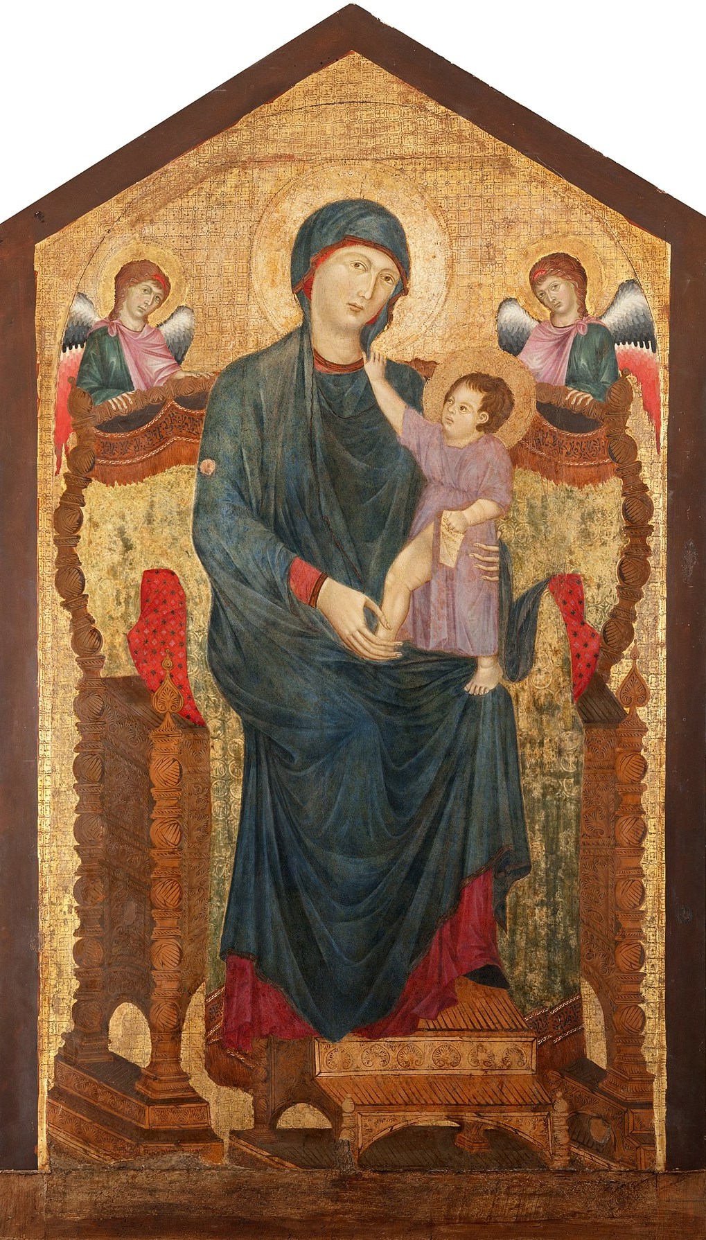 A Maestà between Repainting, Candles and Conservation